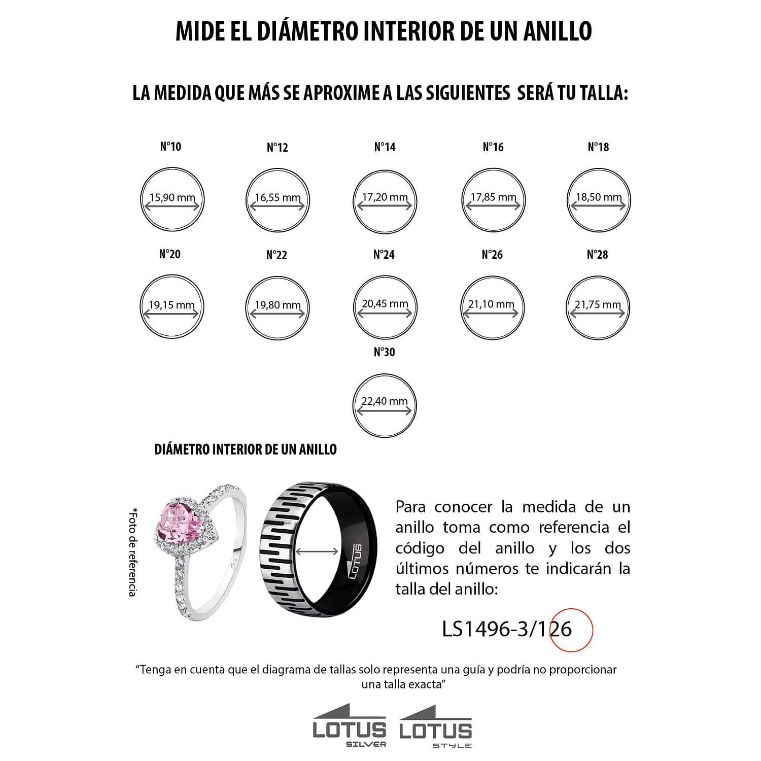 Anillo Ls1478-3/118 Lotus Style Hombre Chile image number 1.0